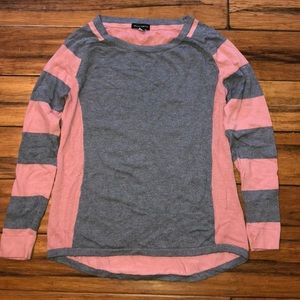 Pink and Gray Sweater